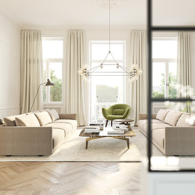 Living room VR rendering