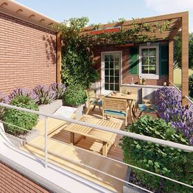 Exterior 3D architectural visualization