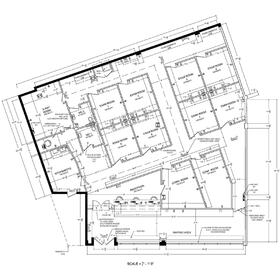 Health clinic floor plan design