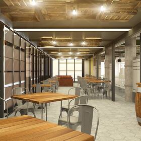 Cafe interior remodeling