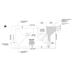 Architectural 2D lot drafting
