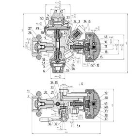 Breathing apparatus CAD drawing