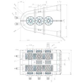 Gear box CAD drawing