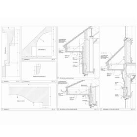 House detailing CAD drawing