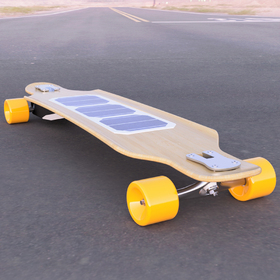 Solar electric longboard design