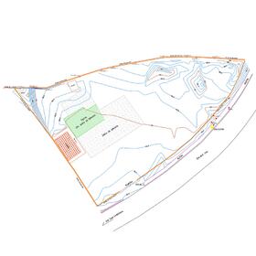 Land lot AutoCAD design