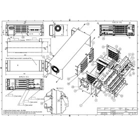 Sheet metal PCB board enclosure