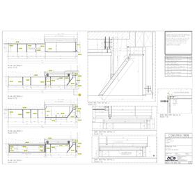Bookcase with hidden door to access panic room 