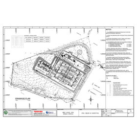 Drainage plan PDF to CAD