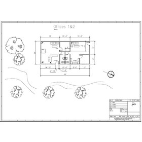 Industrial warehouse PDF to DWG