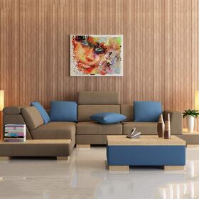 Living room  couch and coffee table