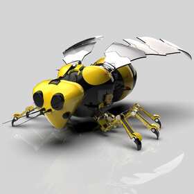 Mechanical bee CATIA design