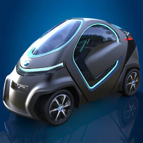 Electric quadricycle design