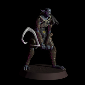 Orc warrior board game character