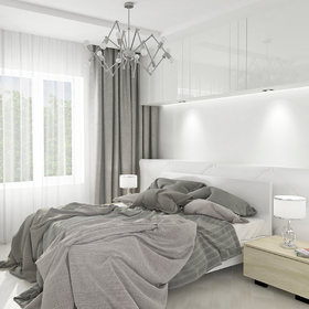 Bedroom lighting fixture design