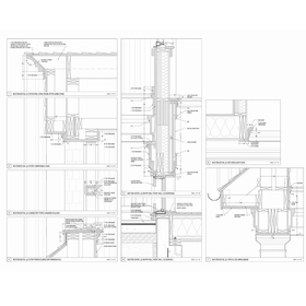 Architectural detailing of house walls