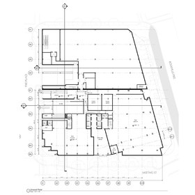 Office tower site plan