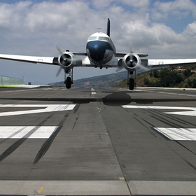 Aeroplane taking off