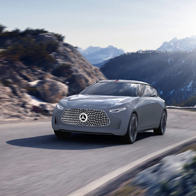 Self-driving Mercedes Benz design