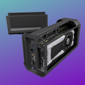 Mini ITX case design rendering