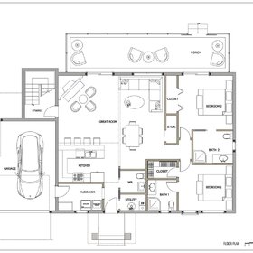 2D CAD building design
