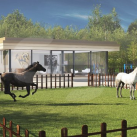 3d architectural farm house design