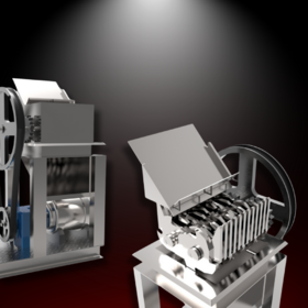 Shredder machine design