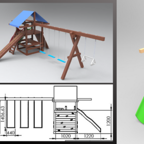 3D Children's playground 