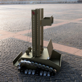 Robot with tank track