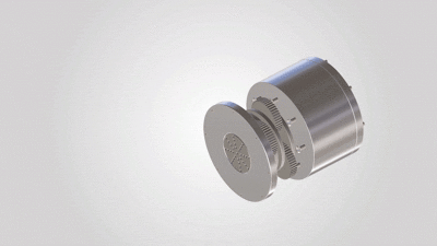 3D model of Robotic Joint Design (2 Stage Planetary Gear Reduction)