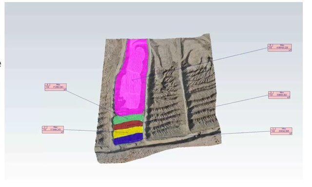 Drone mapping: orthomosaic, DTM, contours and stockpile volumes – image 3 of 5