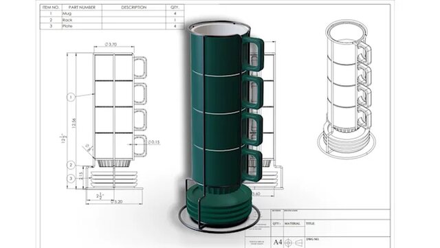 3D model of Industrial Product Design & Mechanical CAD Modeling