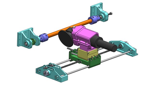 DIY Extrusion Screw Grinding Setup | Mechanical Design and 3D-Printing – image 4 of 5