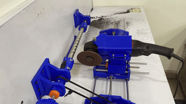 DIY Extrusion Screw Grinding Setup | Mechanical Design and 3D-Printing – image 2 of 5