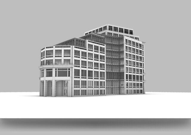 3D model of Livingstone- Canary Wharf, London, UK