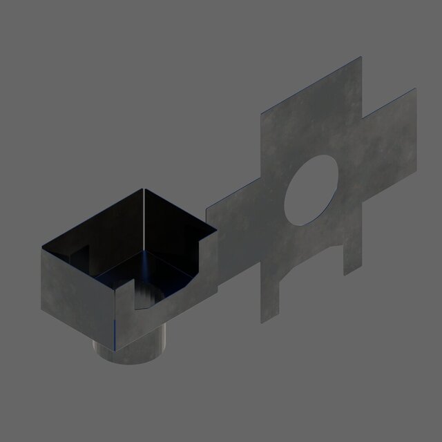 3D model of Modular Sheet Metal System — DFM, CNC Cutting & Precision Bending