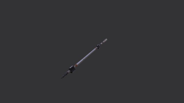3D model of Gyro for Borehole Surveying Visualization rendering & GLB conversion