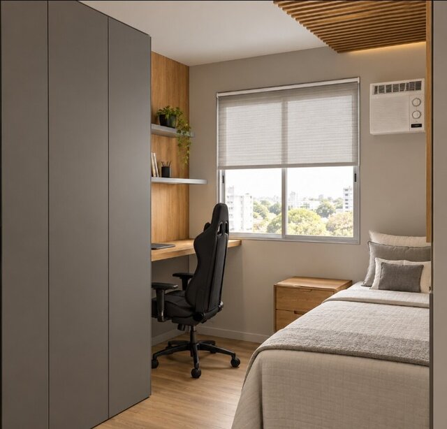 3D model of Modern Compact Apartment Interior