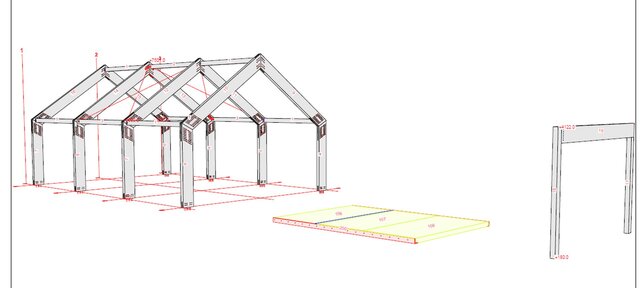 CLT and Glulam Structure