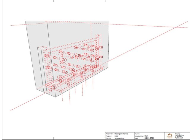 3D model of CLT and Glulam Structure