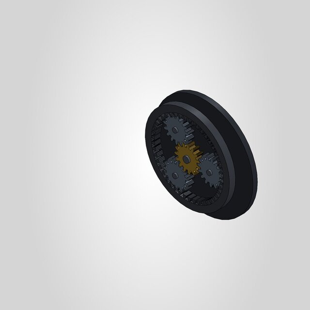 3D model of Planetary Gearbox