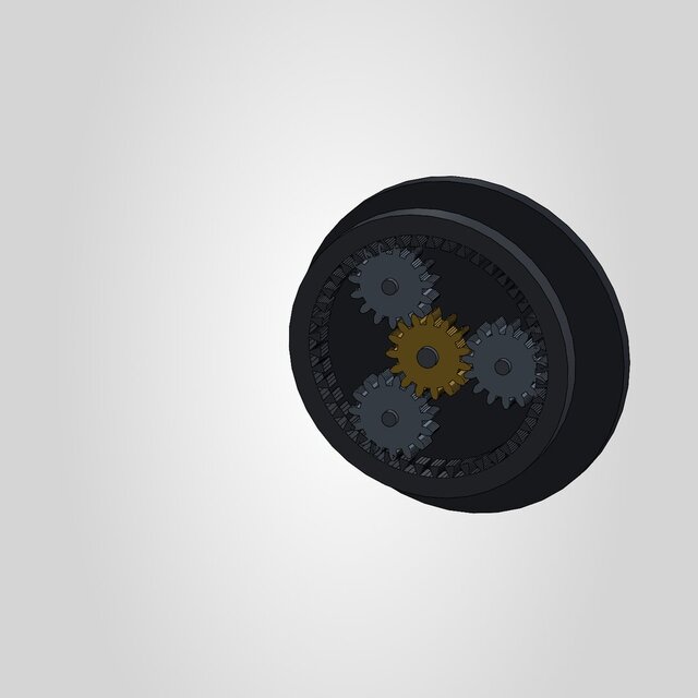 3D model of Planetary Gearbox