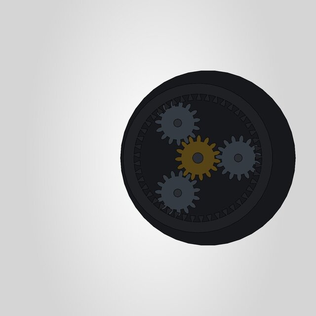 3D model of Planetary Gearbox
