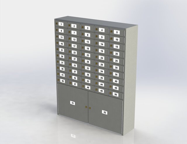 3D model of Sheet Metal Cabinet & Enclosure Design
