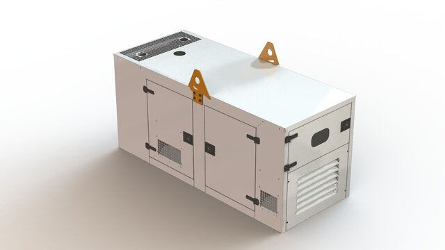 3D model of Sheet Metal Cabinet & Enclosure Design
