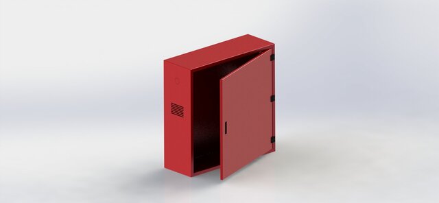 3D model of Sheet Metal Cabinet & Enclosure Design