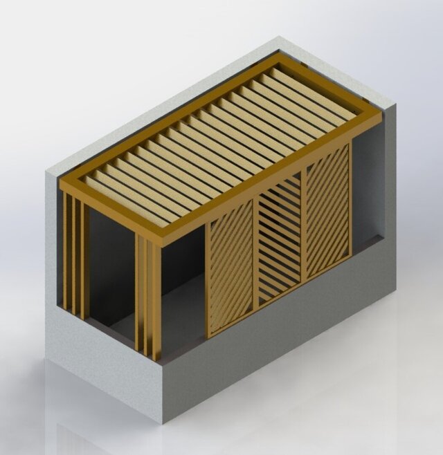 3D model of Sheet Metal Cabinet & Enclosure Design