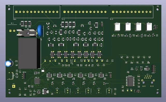 GIM-O: Outdoor Heat-Pump Interface Board (230 V Sensing, Relays, RP2040) – image 3 of 5