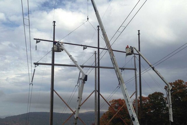3D model of 500kV H-Frame & Multi-Pole Steel Transmission Structures