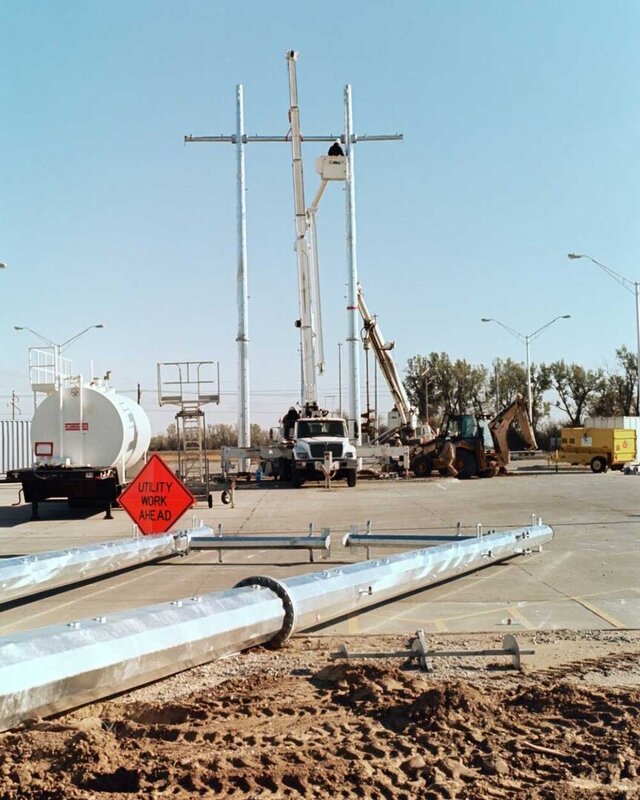 3D model of 500kV H-Frame & Multi-Pole Steel Transmission Structures